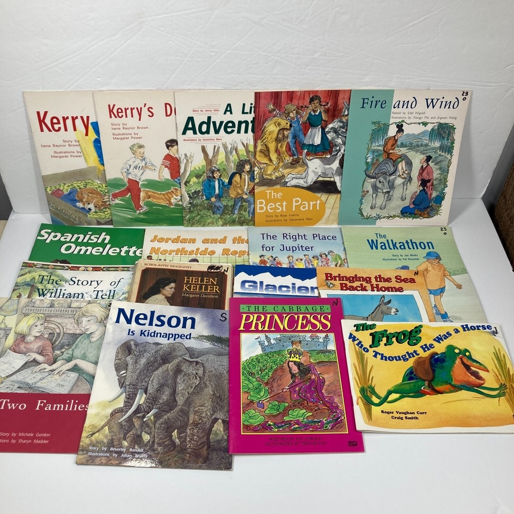 Lot Of 18 Guided Reading Level N/O/S Paperback Single Copies Homeschool Tutoring